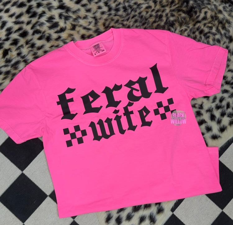 Feral Wife Tee Or Sweatshirt