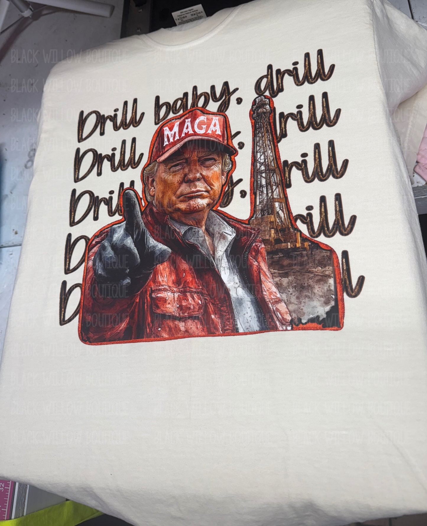 Drill Baby Drill Tee Or Sweatshirt - Trump
