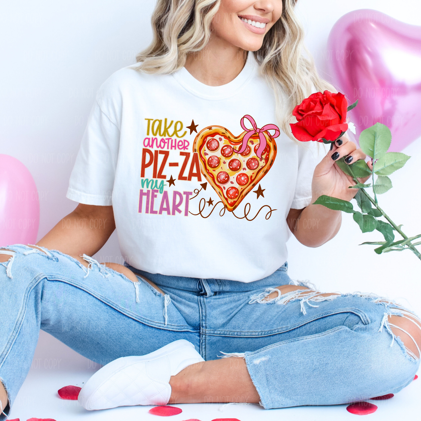 Take Another Pizza My Heart Single Print DTF Transfer