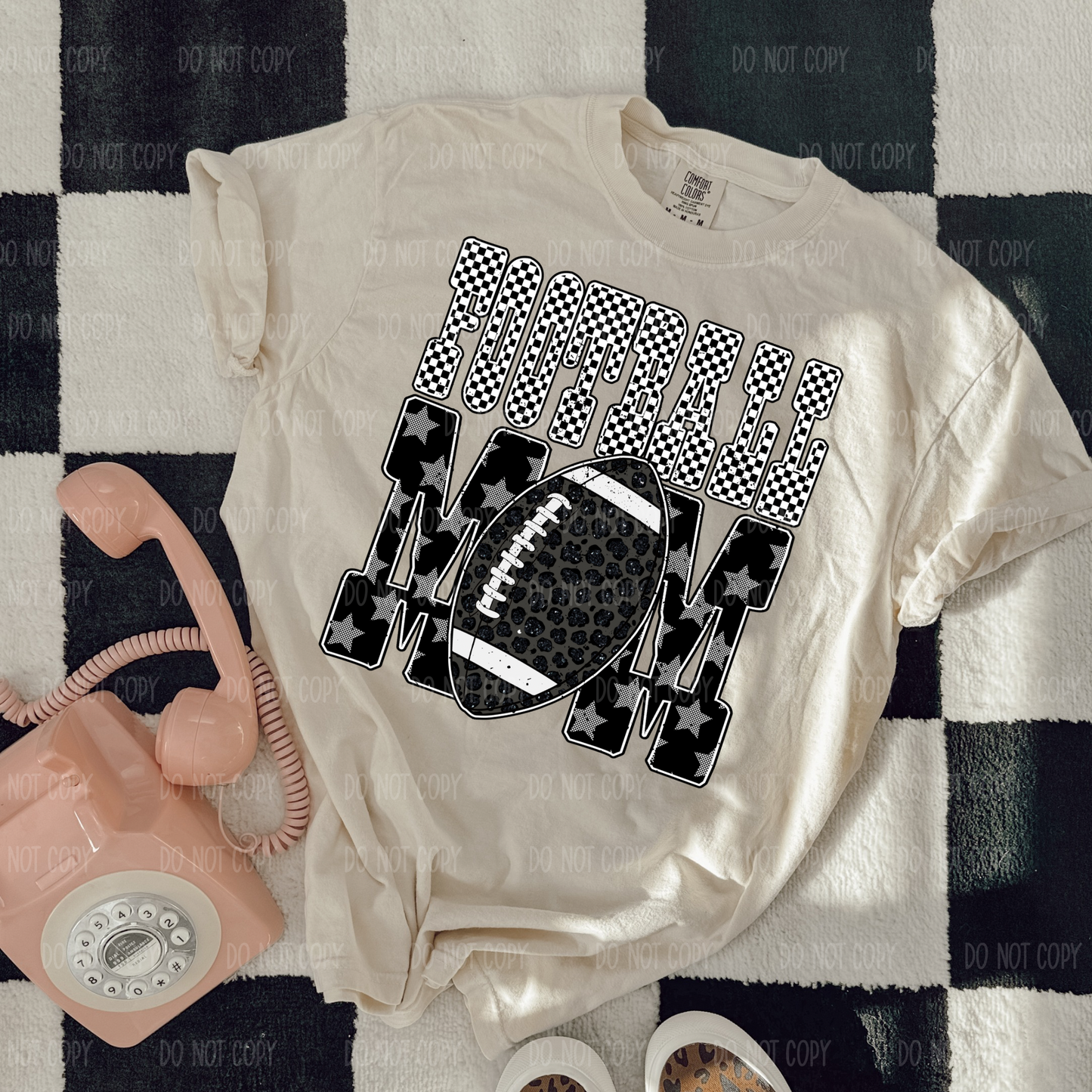 Football Mom Single Print DTF Transfer
