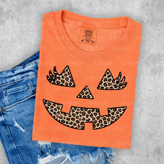 Leopard Pumpkin Single Print DTF Transfer