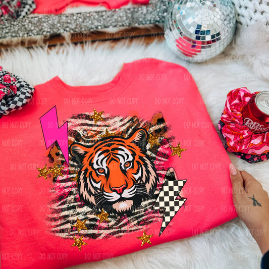 Zebra Tiger Tee Or Sweatshirt