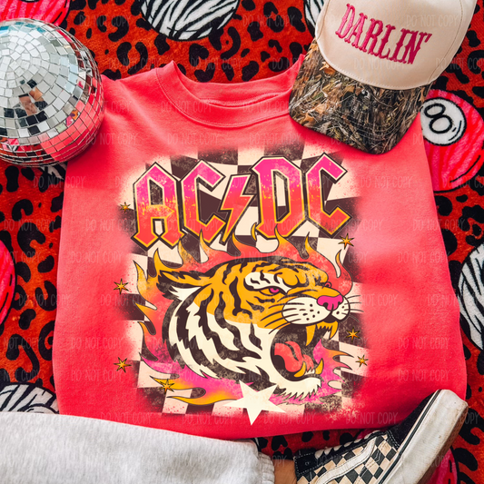 A C D C Tiger Single Print DTF Transfer