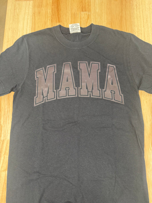 Black Monochrome Mama Tee Or Sweatshirt