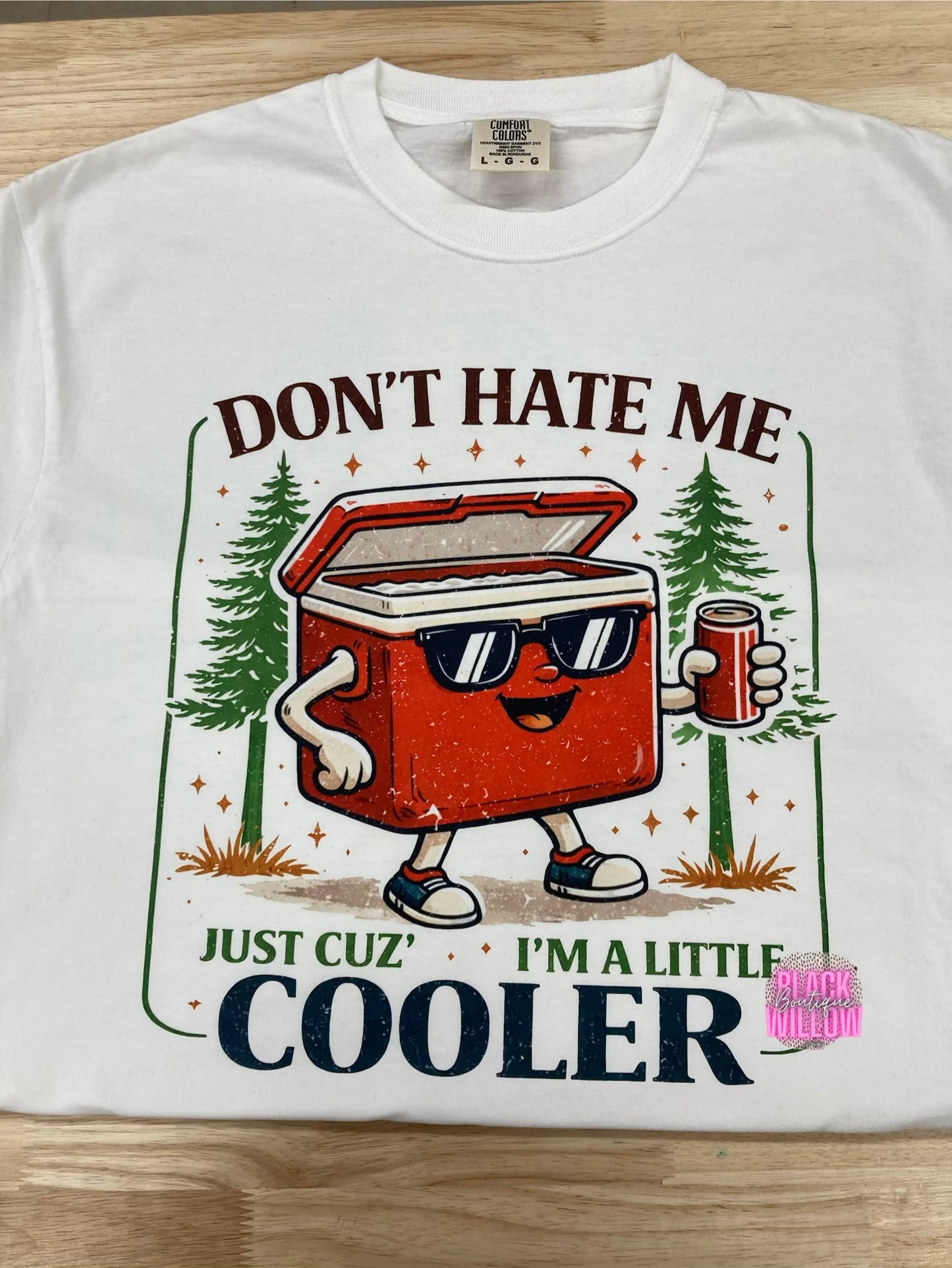 Don't Hate Me Cause I'm A Little Cooler Single Print DTF Transfer