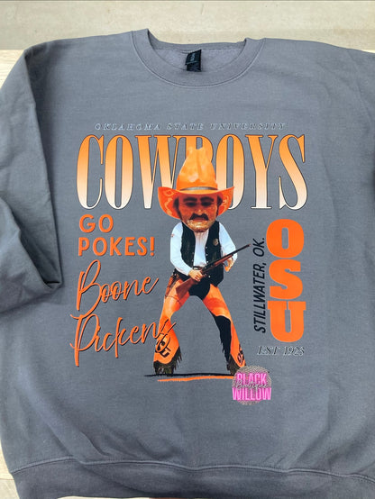 Orange Oklahoma Tee Or Sweatshirt