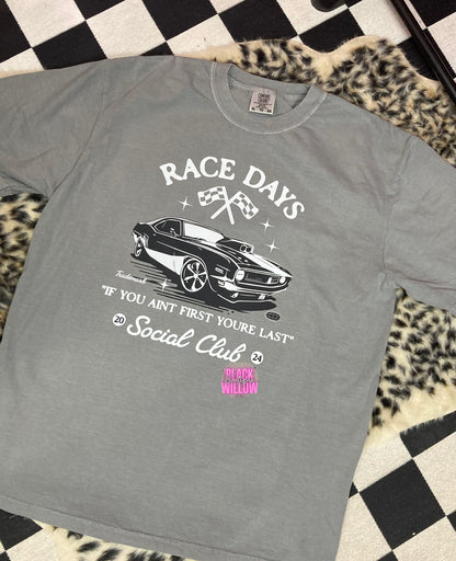 Race Days Tee Or Sweatshirt