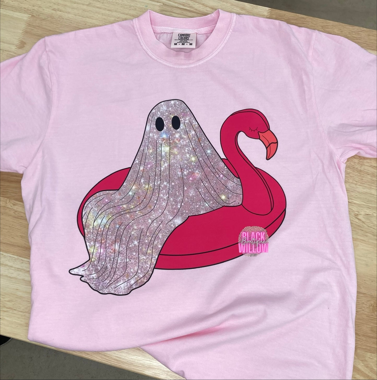 Glitter Ghost Single Print DTF Transfer