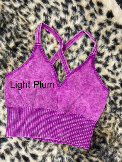 Karson Crisscross Strap Back Seamless Tank