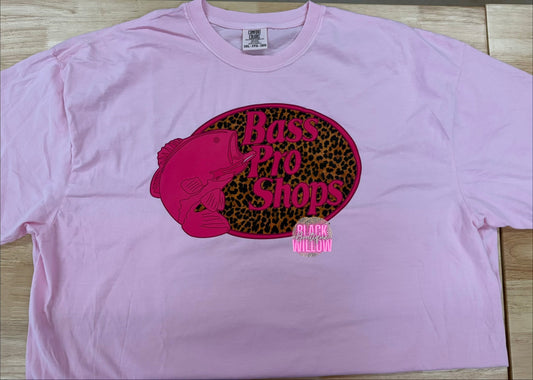 Pro Shop Pink Leopard Tee Or Sweatshirt