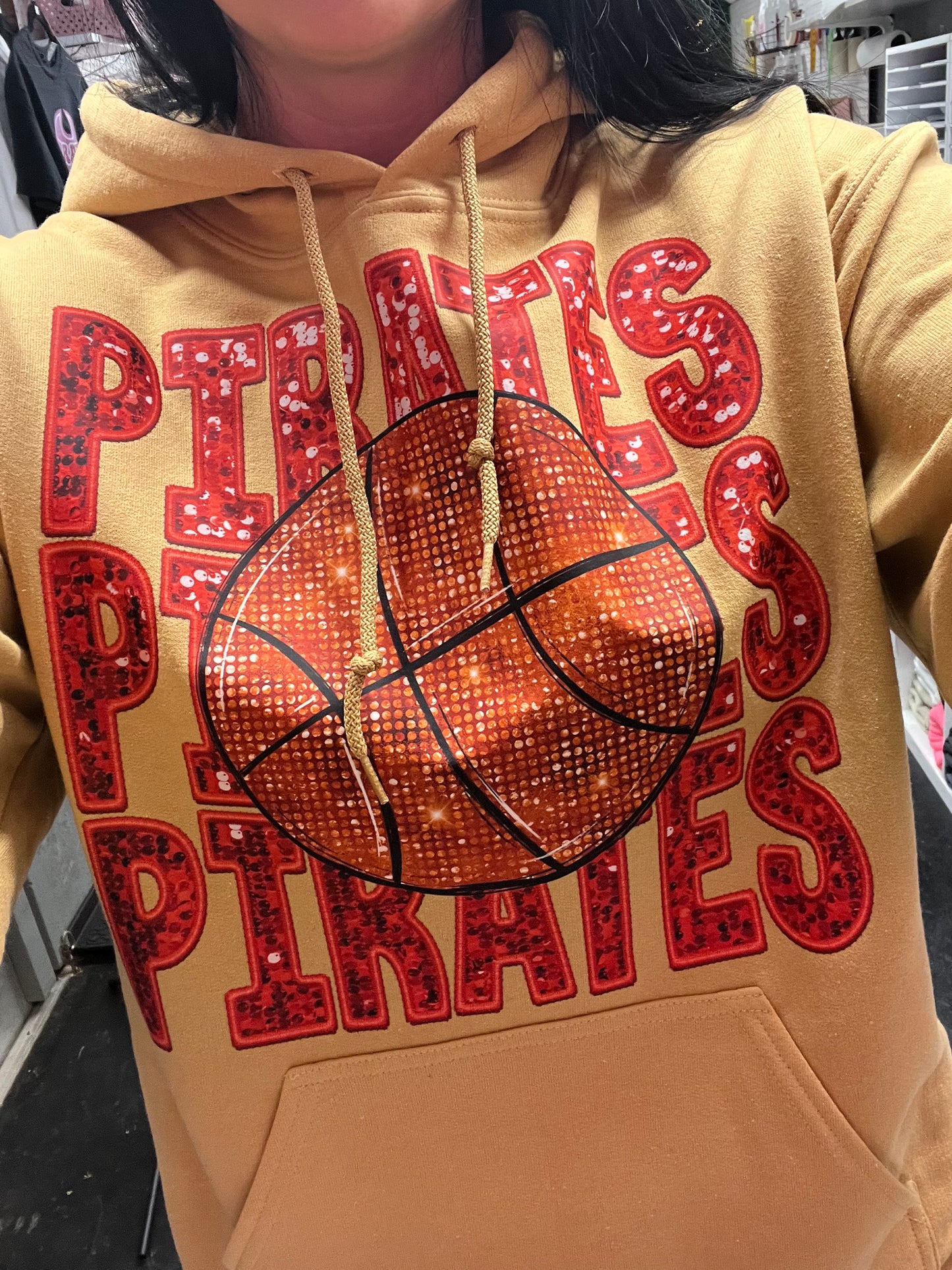 Pirates Basketball Hoodie