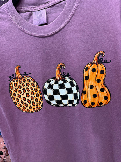 Funky Pumpkin Tee or Sweatshirt