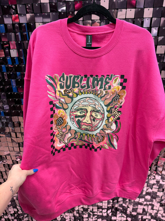 Floral Subline Tee Or Sweatshirt