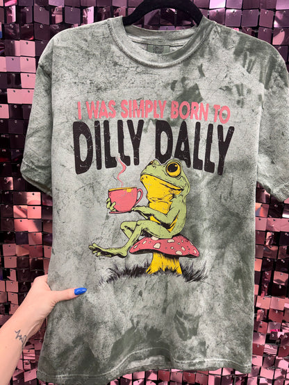 Born To Dilly Dally Comfort Colors Tee
