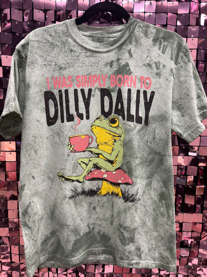 Born To Dilly Dally Comfort Colors Tee