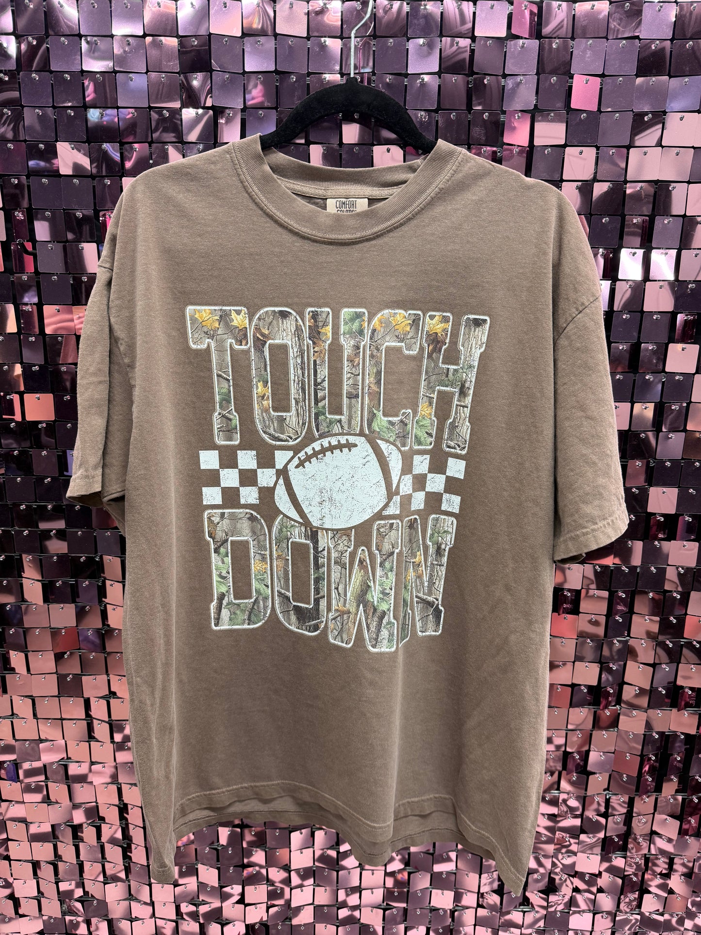 Camo Touchdown Tee or Sweatshirt