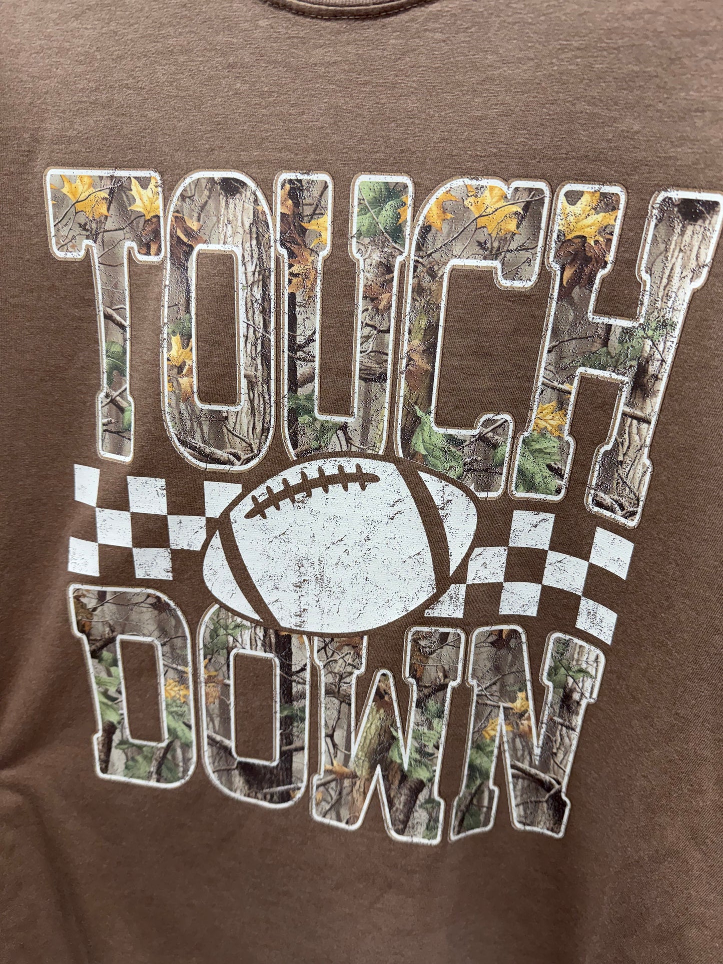 Camo Touchdown Tee or Sweatshirt