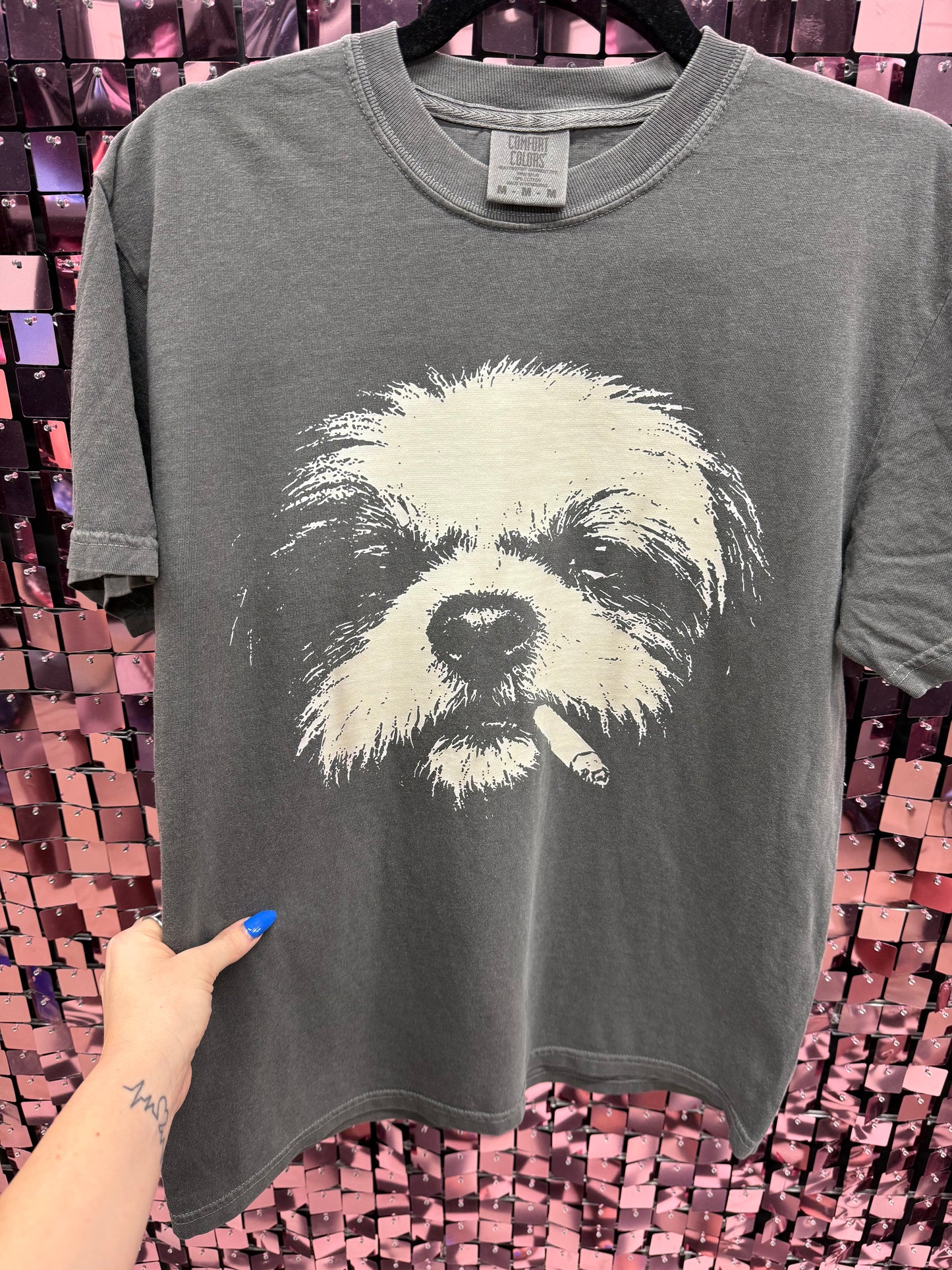 Smoking Shih Tzu Tee or Sweatshirt