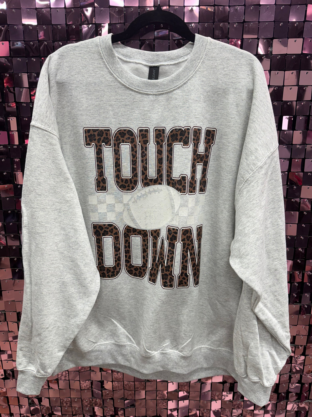 Leopard Touchdown Tee or Sweatshirt