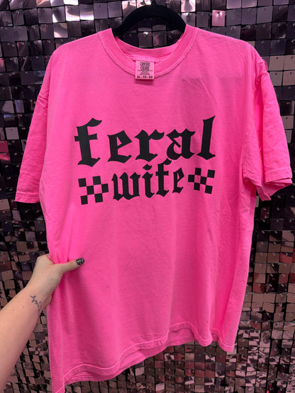 Feral Wife Tee Or Sweatshirt