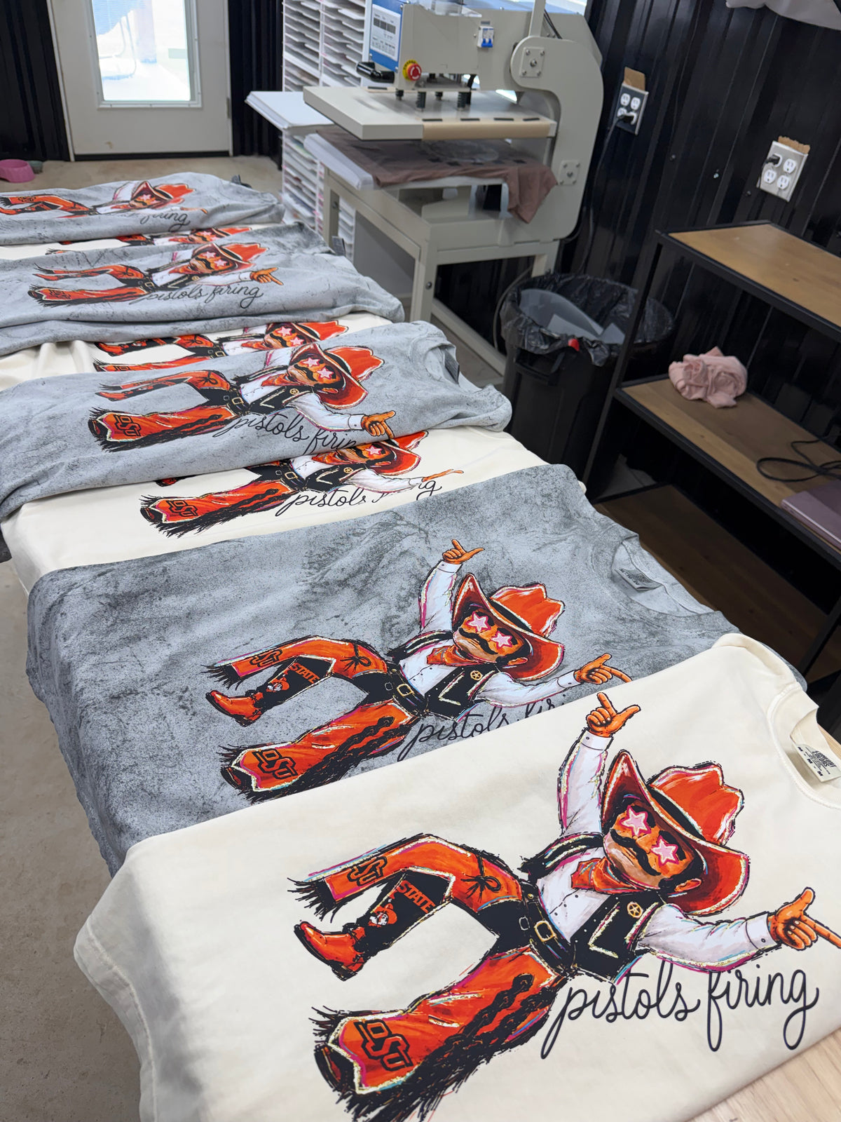 Orange Oklahoma Tee Or Sweatshirt