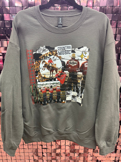 Cowboy Butts Drive Me Nuts Collage Tee Or Sweatshirt