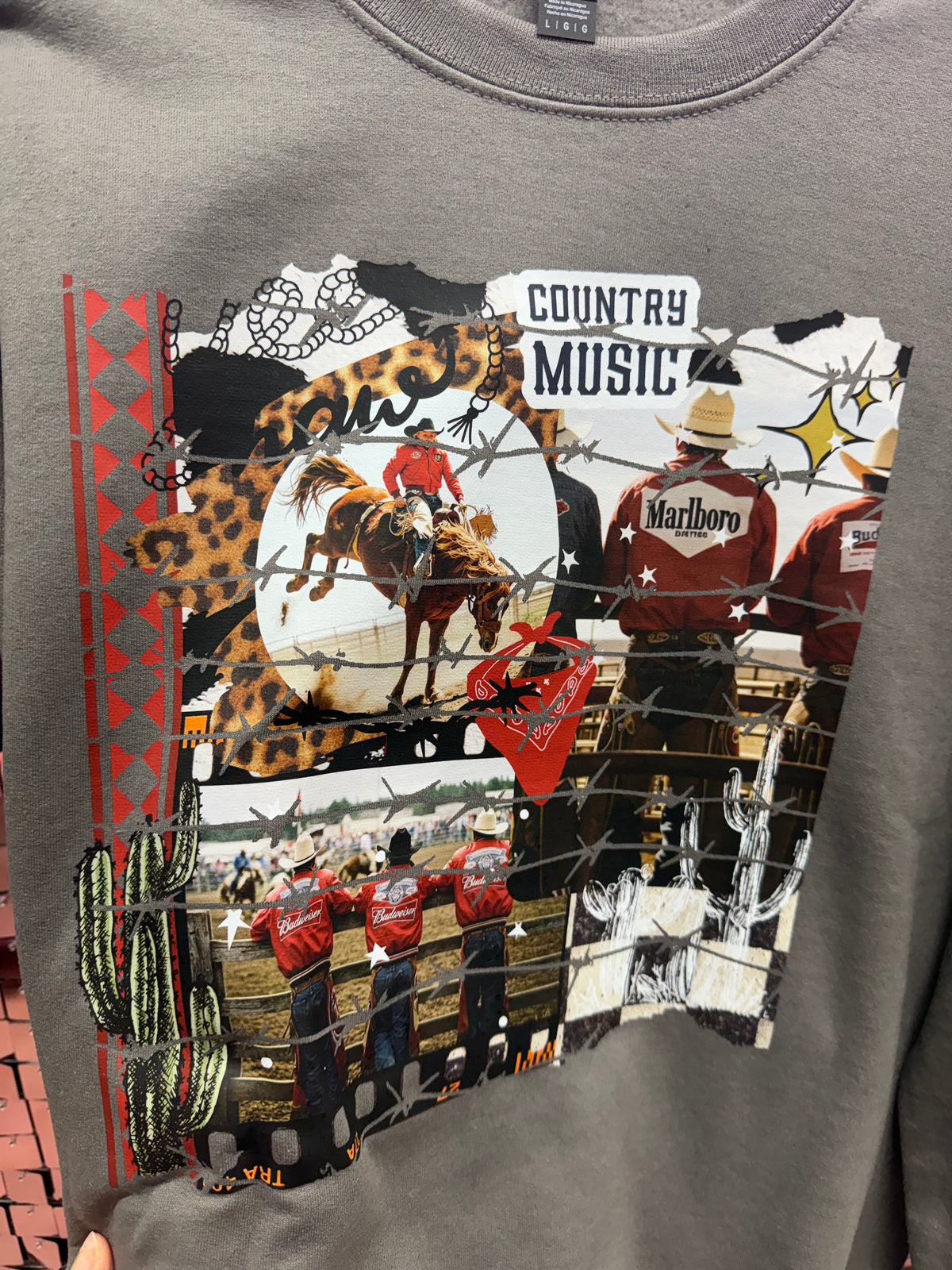 Cowboy Butts Drive Me Nuts Collage Tee Or Sweatshirt