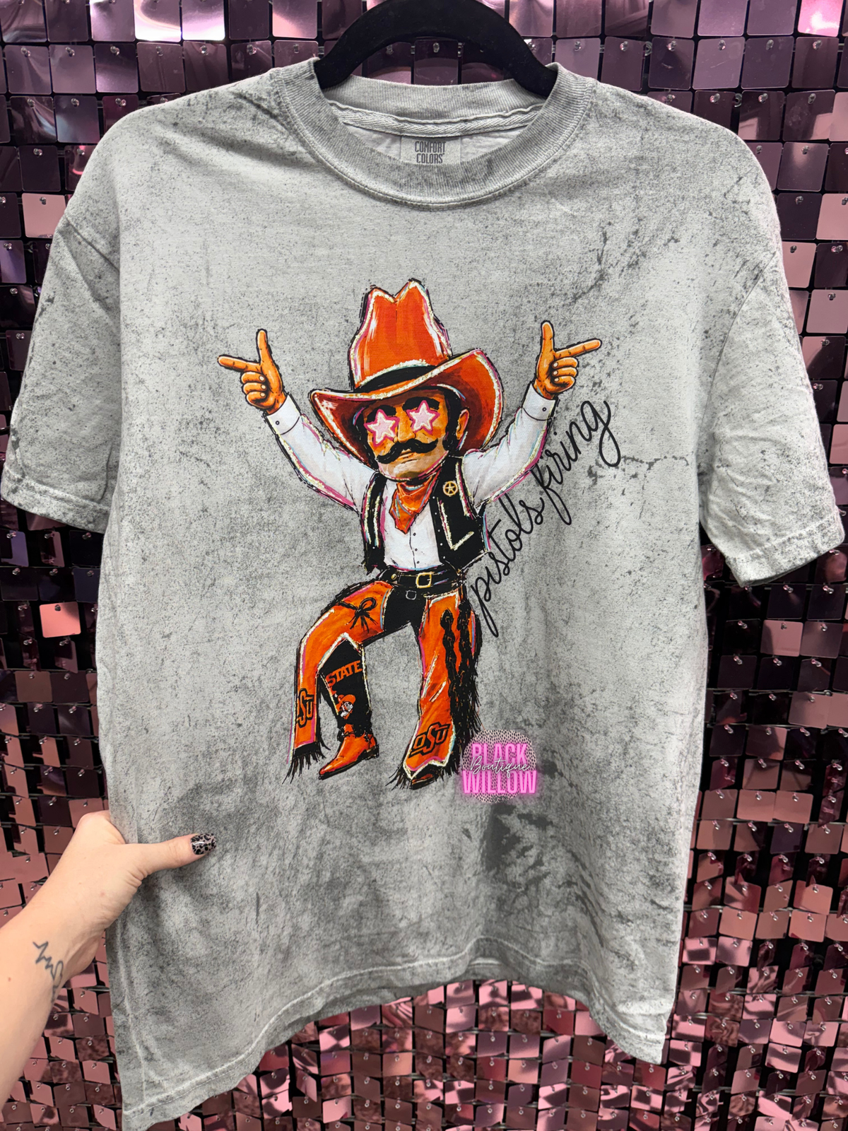 Orange Oklahoma Tee Or Sweatshirt