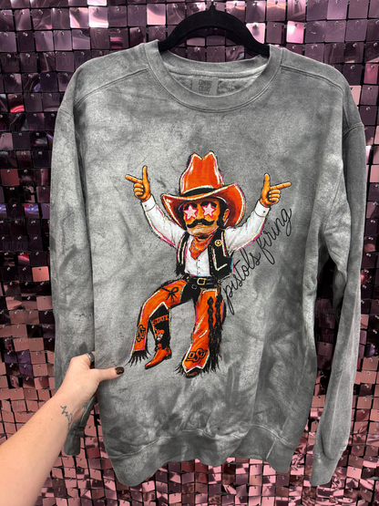 Orange Oklahoma Tee Or Sweatshirt
