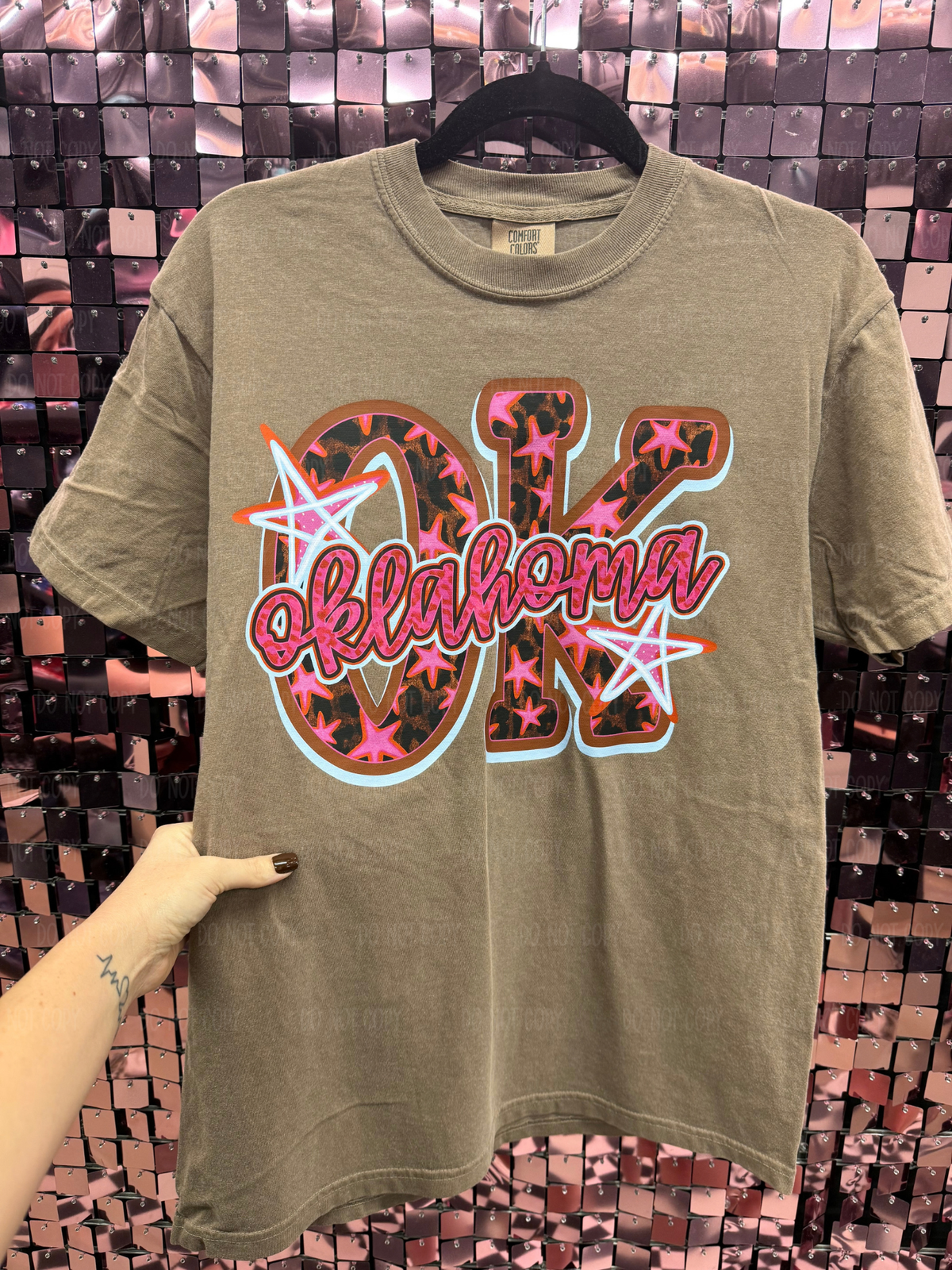 Pink Star State Comfort Colors Tee Or Sweatshirt