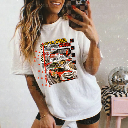 Super Speedway Race Team Tee Or Sweatshirt