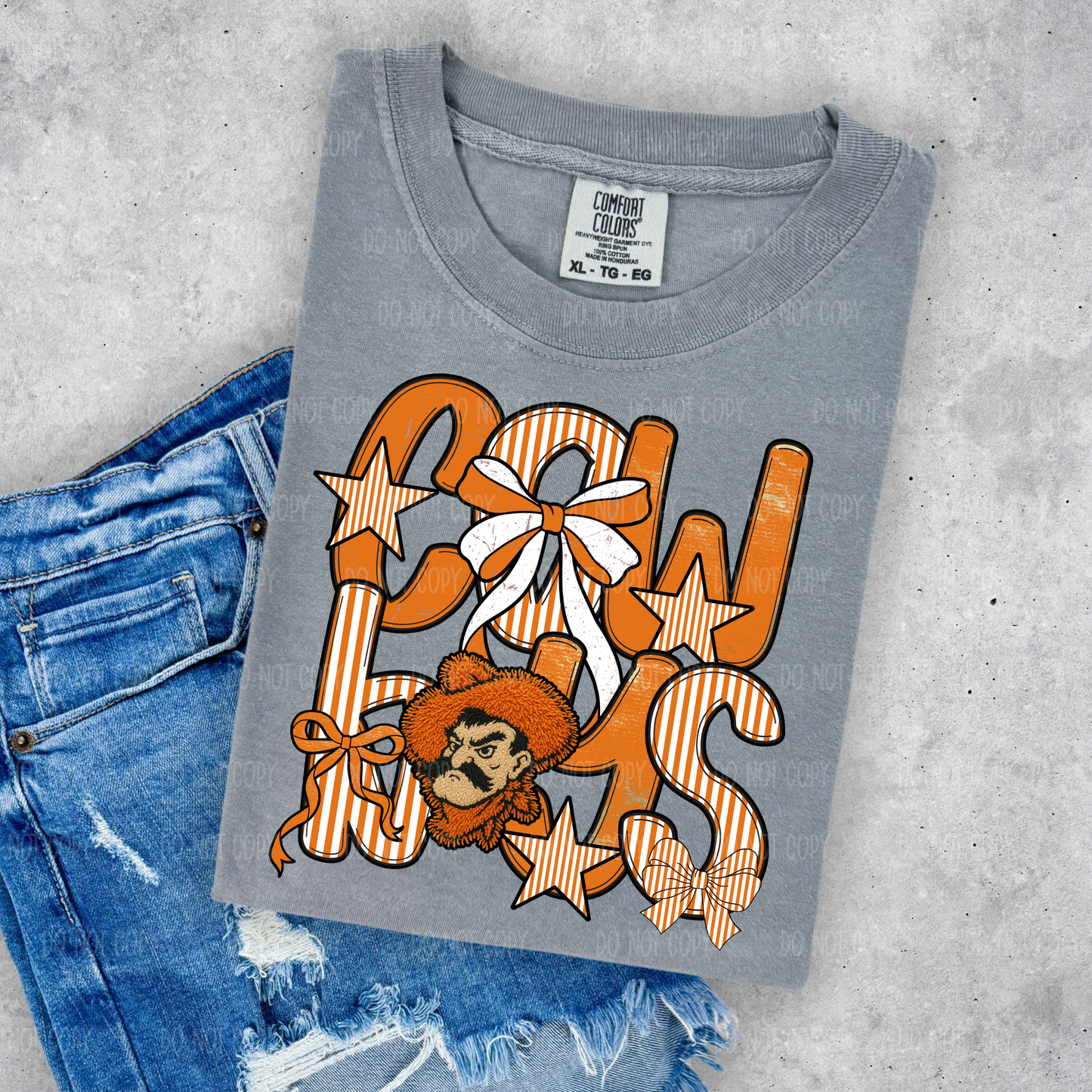 Orange Oklahoma Tee Or Sweatshirt