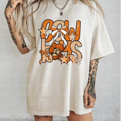 Orange Oklahoma Tee Or Sweatshirt