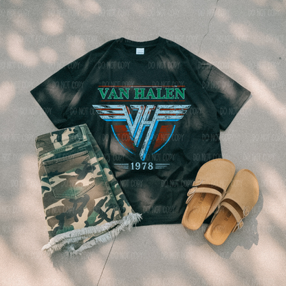 Halen (Halftone) Single Print DTF Transfer