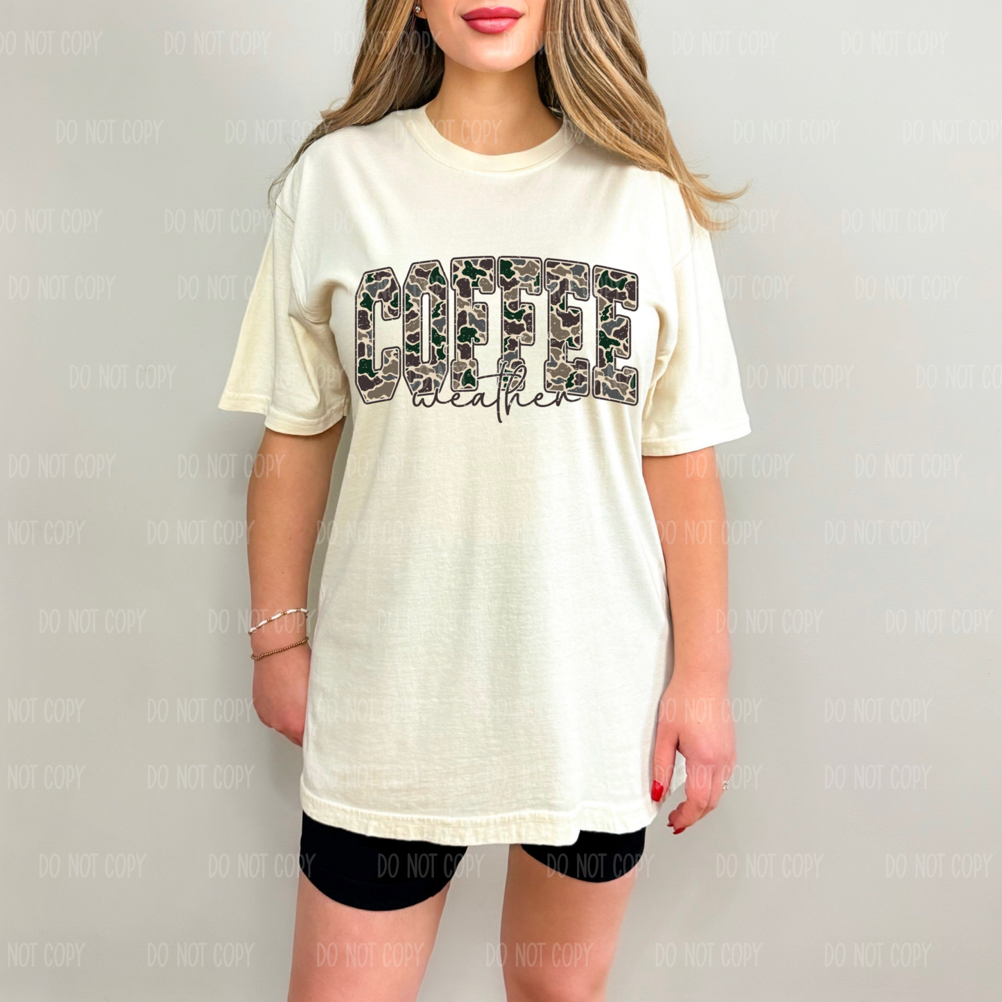Coffee Weather Single Print DTF Transfer