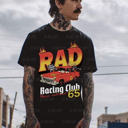 Rod Racing Club Single Print DTF Transfer