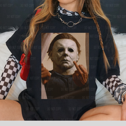 Middle finger Halloween Single Print DTF Transfer