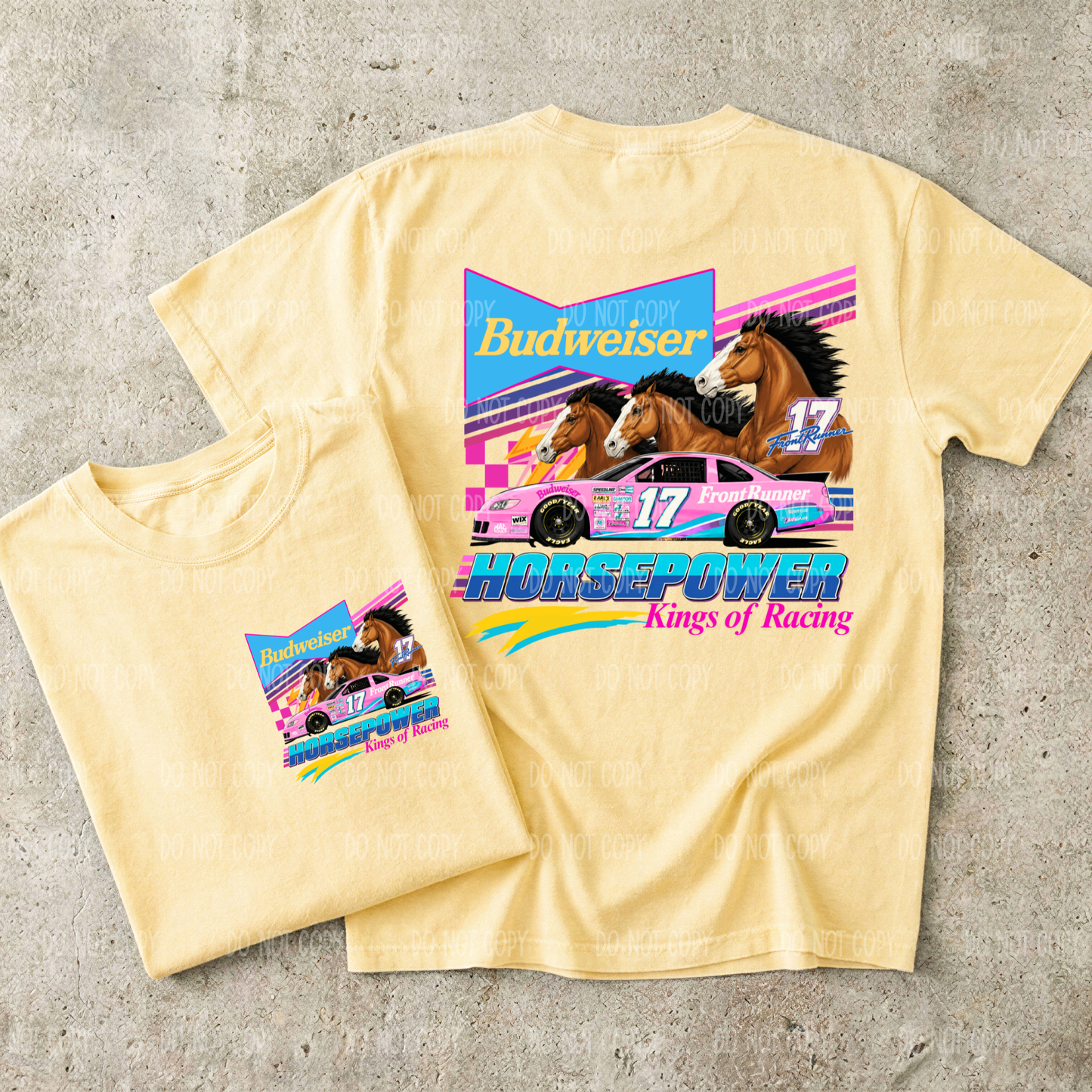 Horsepower Kings Of Racing Comfort Colors Tee