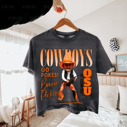 Orange Oklahoma Tee Or Sweatshirt