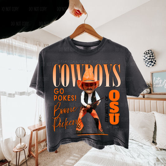 Orange Oklahoma Tee Or Sweatshirt