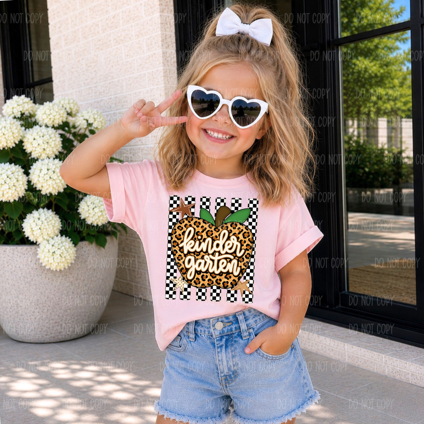 Leopard Apple School Grades Tee Or Sweatshirt