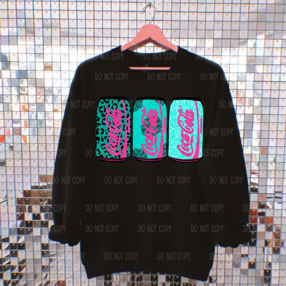 Turquoise C Single Print DTF Transfer