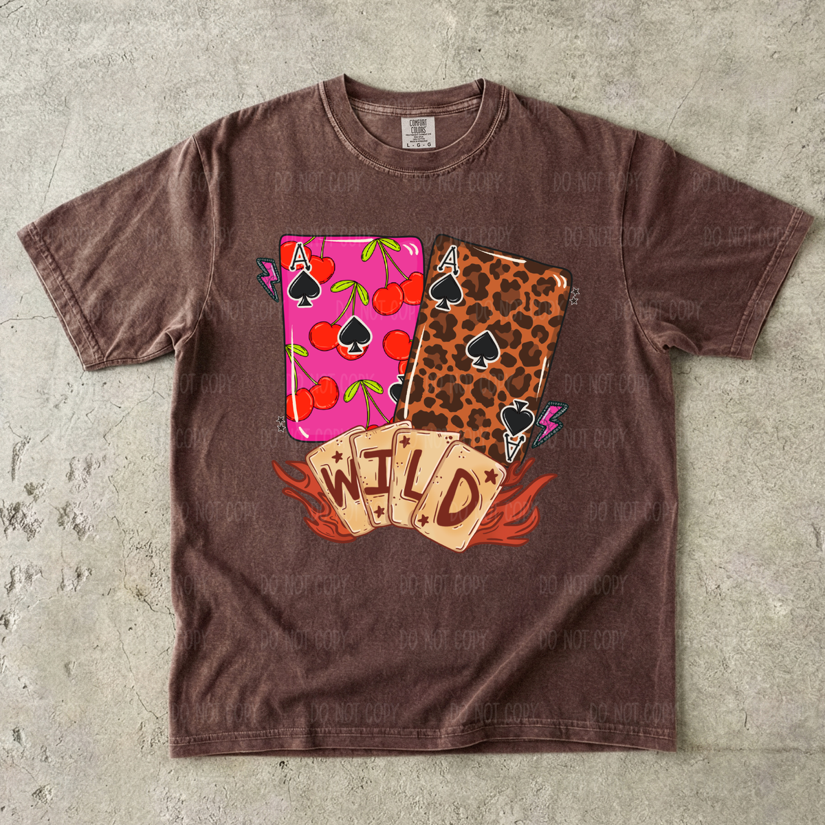 Baby I'm A Wild Card Single Print DTF Transfer