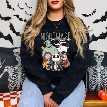 Nightmare Christmas Single Print DTF Transfer