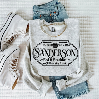 Sanderson Bed and Breakfast Tee or Sweatshirt