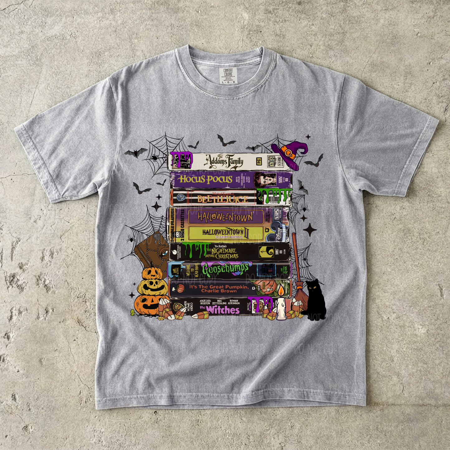 Retro Halloween Movies Tee Or Sweatshirt