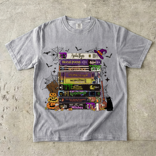Retro Halloween Movies Tee Or Sweatshirt
