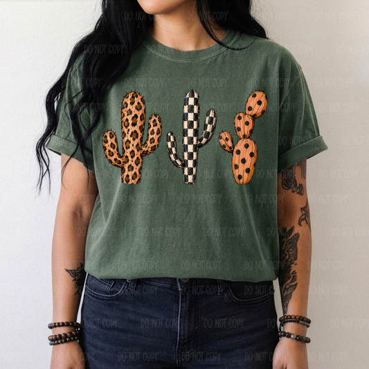 Fall Cactus Single Print DTF Transfer