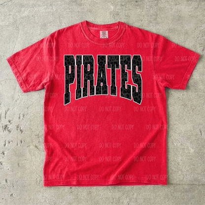 Black Leopard Pirates Tee or Sweatshirt