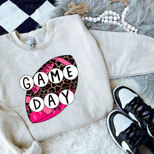 Leopard Football Game Day Tee or Sweatshirt